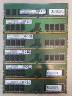 Samsung DDR4 8GB デスクトップPCメモリー 6枚まとめ売り - メルカリ