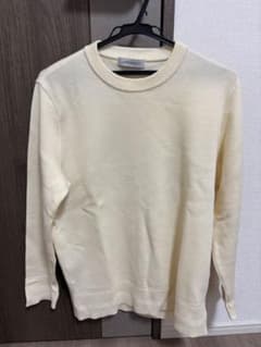 WRAPINKNOT クルーネックニット クリーム色のサムネイル