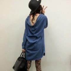 美品 MIHARA YASUHIRO バックオープン シャツワンピのサムネイル