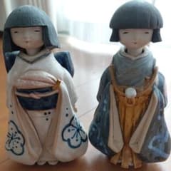 陶器製 市松人形 ペアセット　ナカドール 陶器製 市松人形 ペアセット ナカドール - メルカリ