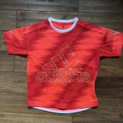 adidas アディダス Tシャツ オレンジ 140のサムネイル
