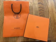HERMES ギフトボックス ショップ袋 ハンドタオルセット - メルカリ