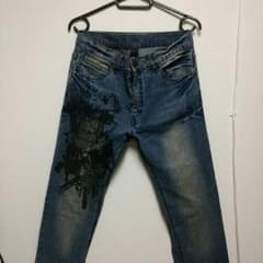 cavariA×5th コラボ スカル skull ジーンズ ホストのサムネイル
