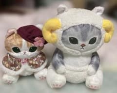 mofusand 日比谷花壇 ぬいぐるみ ケープにゃん RD - メルカリ