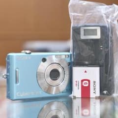 動作品 平成レトロ Y2K SONY Cyber−Shot DSC-W30 水色 - メルカリ