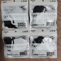 FANCY SHARP MASK 立体型マスク 10枚入 4袋セットのサムネイル