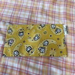 OSAMU GOODS 오삼 상품 페이즐리 무늬 파우치 더스티 미러