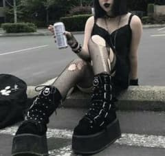 Demonia DAMNED-225 25 厚底ブーツ 地雷 パンク y2k Demonia DAMNED-225 25 厚底ブーツ 地雷 パンク y2k - メルカリ