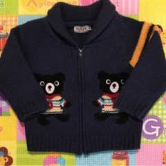 ミキハウス☆ニットのカーディガン☆80のサムネイル