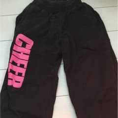 CHEER パンツ スウェット 黒 ピンクのサムネイル