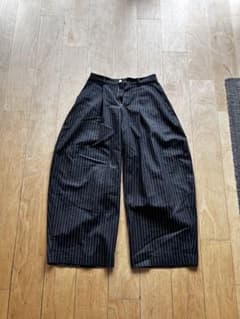 push push STRIPED PANTS ストライプパンツ Mサイズ - メルカリ