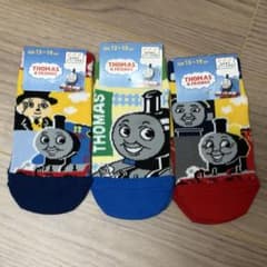 きかんしゃトーマス キッズ靴下 3足セット 13-19cmのサムネイル