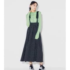 COEL スクエアドットサス付きスカート ブラック 38のサムネイル