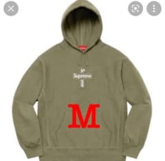Supreme クロス　ボックスロゴ　フーディーのサムネイル
