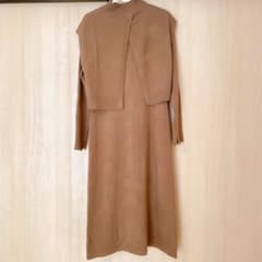 即完売品3wayレイヤードニットワンピースのサムネイル