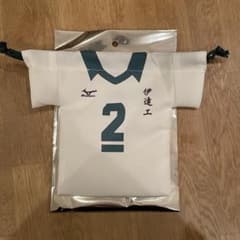ハイキュー！！ サンキューマート ランダムダイカット巾着　伊達工 二口堅治のサムネイル