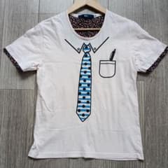 Apply スピンズ 半袖Tシャツ M ペールピンク ネクタイ ユニセックスのサムネイル