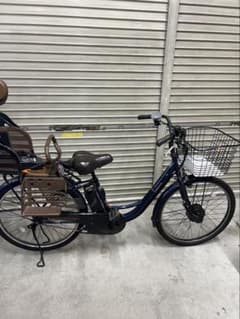 イオンサイクル電動アシスト自転車ＭＥＲＬＥＴＴＯメルレットチャイルドシート装着可 美品 電動アシスト自転車 MERLETTO チャイルドシート装着済