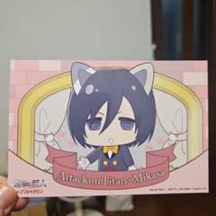Attack Titan Namjatown Postcard Mikasa