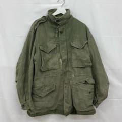 Z66/K2-12 アメリカ古着M65ミリタリーフィールドジャケットカーキのサムネイル