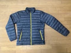 美品好配色 Patagonia パタゴニア ダウンセーター S ダークグレー＆黄 