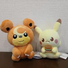 ポケピース ぬいぐるみ おいしいじかん～ピカチュウ・ゴンベ・ヒバニー