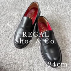 REGAL Shoe & Co. スリッポン ブラック 革24cm 定価4万円台のサムネイル