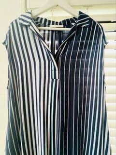 美品！ヌキテパ ストライプ コットン ロング ワンピース　ZARA MARIHA 美品！ヌキテパ ストライプ コットン ロング ワンピース ZARA MARIHA