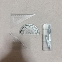 三角定規 分度器 コンパス セット