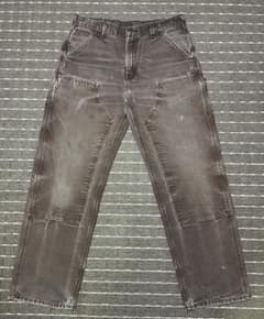 フェード最高 carhartt ダブルニーペインターパンツ DKB アメリカ製 フェード最高 carhartt ダブルニーペインターパンツ DKB アメリカ製