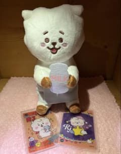 BT21 RJ 봉제 장난감과 카드 세트