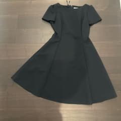 FOXEY NEW YORK 半袖ワンピース ブラック 40 - メルカリ