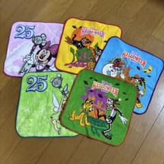ディズニー ミニタオル 5枚セット ハロウィン 25周年のサムネイル