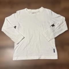 CHEROKEE キッズ 長袖Tシャツ ホワイト 120cm ロンT 無地