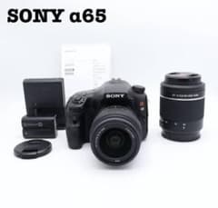 □完動品 SONY α65 ダブルレンズ デジタル一眼レフ - メルカリ