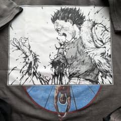 希少 AKIRA アキラ 鉄雄 Tシャツ デフ レパード ハイ アンド ドライ 