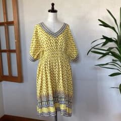 ユナイテッドアローズ　ワンピース　インド製　刺繍のサムネイル