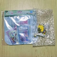 이치 반 쿠지 프리 큐어 메탈 매력 큐어 파인 지퍼 가방 & 스티커