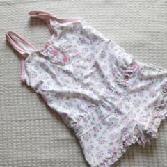 オリーブ　水着　サロペット　120のサムネイル