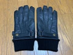 BEAMS ビームス バックル付 レザー グローブ 手袋 本革のサムネイル