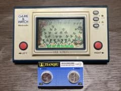 メンテナンス済み 新品の電池付き】任天堂 ゲーム&ウォッチ ワイド版 