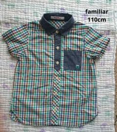 familiar半袖シャツ 110cmのサムネイル
