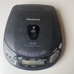 panasonic SL-S370 ポータブルCDプレーヤー通電確認ジャンク扱い