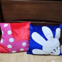 Disney 미키 미니 쿠션 2개 세트