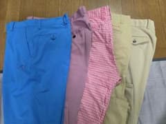 4着+1着 　ブランド　メンズ　ゴルフパンツ　クリーブランド　オークレ　ルコックのサムネイル