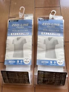 mont-bell ZEO-LINE クールメッシュ Vネック 2枚 メンズL - メルカリ