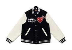 HUMAN MADE KAWS VARSITY JACKET "Navy"のサムネイル