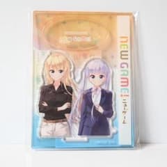 NEW GAME! 아크릴 스탠드 플레이트 게임 마스 한정