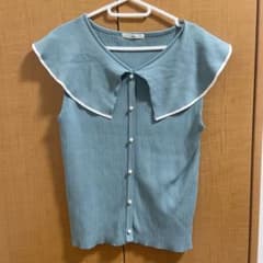 index トップス　夏服 ノースリーブ　M オフィスカジュアル きれいめのサムネイル