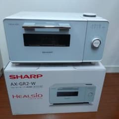 SHARP HEALSIO ウォーターオーブン　AX-GR2-W ジャンク品】SHARP AX-GR2-W Healsio ウォーターオーブン - メルカリ